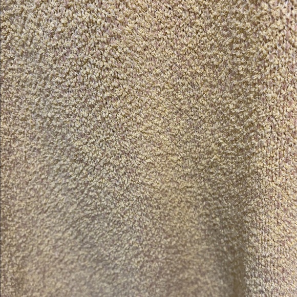 Free People boucle gold boxy cropped sweater small - Picture 2 of 6